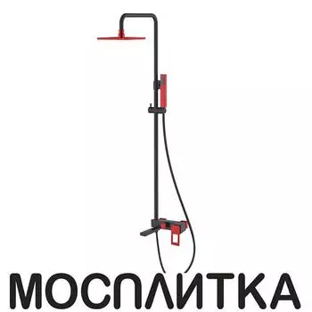 Душевая стойка Boheme Q 148-BR black red