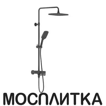 Душевая стойка Damixa Gala 953810300 3 режима, матовый черный
