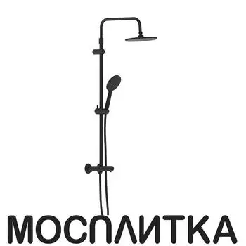 Душевая стойка Damixa Jupiter 977800300 1 режим, матовый черный