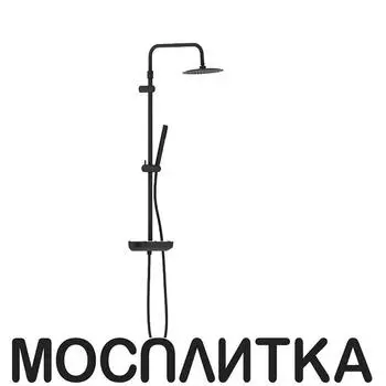 Душевая стойка Damixa Scandinavian Pure 936750300 1 режим, матовый черный