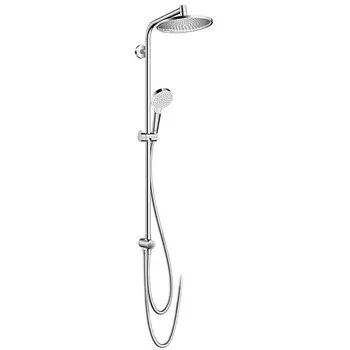 Душевая стойка Hansgrohe Crometta S 240 1jet Showerpipe Rеno 27270000 с верхним душем