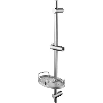 Душевая штанга Lemark LM3775GM с полочкой, хром