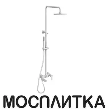 Душевая стойка Paffoni Blu ZCOL632BO белая матовая