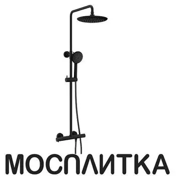 Душевая стойка Vincea Desire VSFS-1D0TMB термостатическая, черный