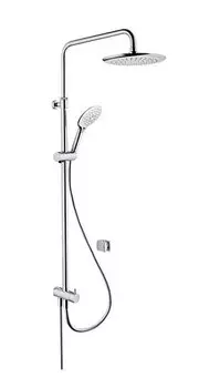 Душевая стойка Vitra Shine Round A45701EXP верхний душ круглый