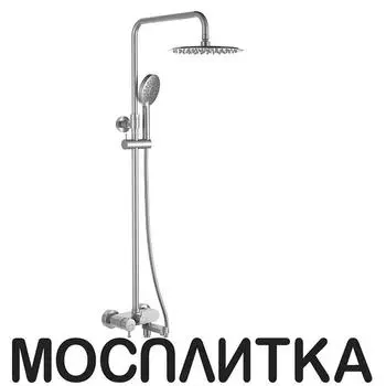 Душевая стойка Wasserkraft A14201 3 режима, никель матовая