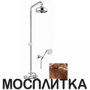 Душевая стойка Webert Armony AM760405065 со смесителем, бронза