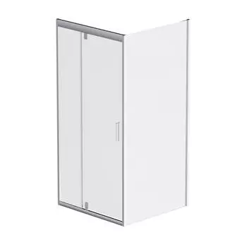Душевой уголок Am.Pm Gem 90x90 см W90G-404-090MT прозрачное стекло, профиль серебро