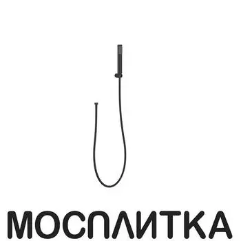 Душевой гарнитур BelBagno Uno UNO-DFS-NERO 1 режим, d 3,2 см., черный матовый