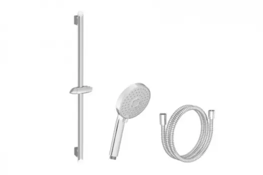 Душевой гарнитур с держателем Ravak X07P177, хром