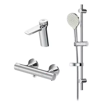 Душевой комплект 3 в 1 Am.Pm Inspire V2.0 F40950A03 термостатический, хром