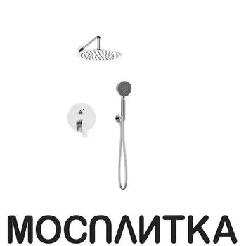 Душевой комплект BelBagno Ancona ANCONA-DSET-CRM 5 режимов, d 10,15 см., хром