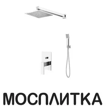 Душевой комплект BelBagno Romano ROM-DSET-CRM 3 режима, d 8 см., хром