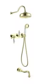 Душевой комплект Boheme Imperiale Ripresa 328 золото