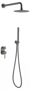 Душевой комплект Boheme Uno 464-GM gunmetal