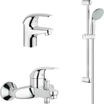 Душевой комплект Grohe Euroeco 124428, хром