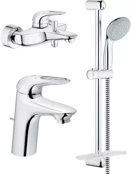 Душевой комплект Grohe Eurostyle New 124416, хром