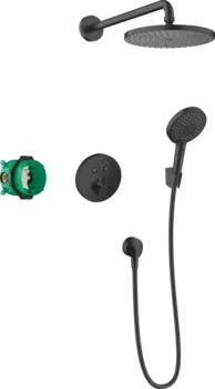 Душевой комплект Hansgrohe Raindance S 240 1jet 27959670, матовый черный