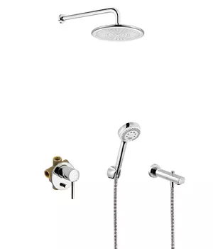 Душевой комплект Kludi Bozz 386310576 хром