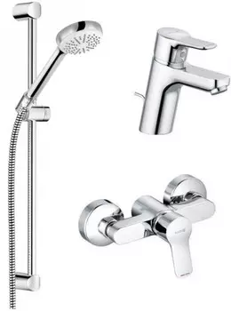 Душевой комплект Kludi Pure&amp;Easy 378450565 хром
