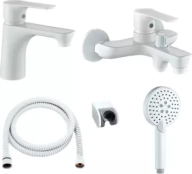 Душевой комплект Orange Aristo M19-311W белый