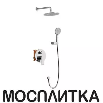 Душевой комплект Vincea Esse VSFW-1E1CH, встраиваемый, 2 режима, ограничитель давления Hi Box, хром