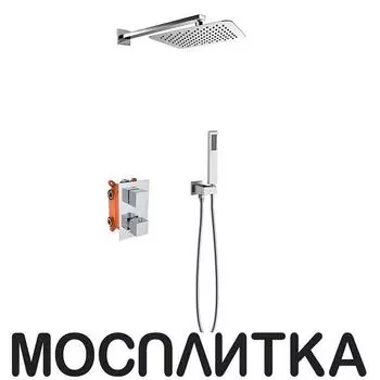 Душевой комплект Vincea VSFW-102TCH термостатический встраиваемый, двухрежимный, хром