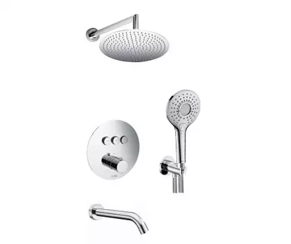 Душевой комплект WasserKRAFT Dinkel A175817 встраиваемый, хром