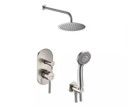 Душевой комплект WasserKRAFT Wern A16421 встраиваемый, матовый хром