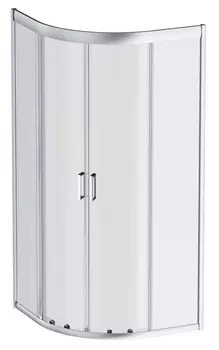 Душевой уголок Am.Pm Gem W90G-401-080WT 80x80 см профиль матовое серебро стекло прозрачное