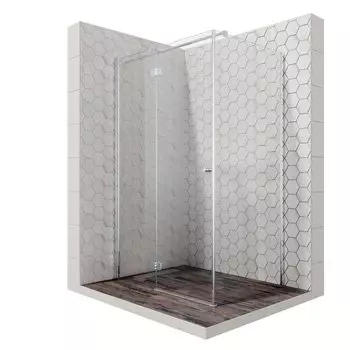 Душевой уголок Ambassador Diamond 12011108L 120x90x200 профиль хром, стекло прозрачное