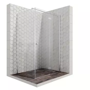 Душевой уголок Ambassador Diamond 12011108R 120x90x200 профиль хром, стекло прозрачное