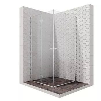 Душевой уголок Ambassador Diamond 12011109 90x90x200 профиль хром, стекло прозрачное