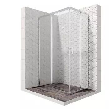 Душевой уголок Ambassador Kingston 14011101 120x80x200 профиль хром, стекло прозрачное