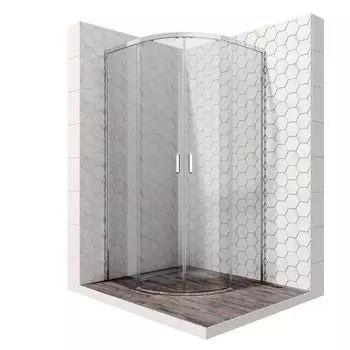 Душевой уголок Ambassador Queen 11011101 90x200x90 профиль хром, стекло прозрачное