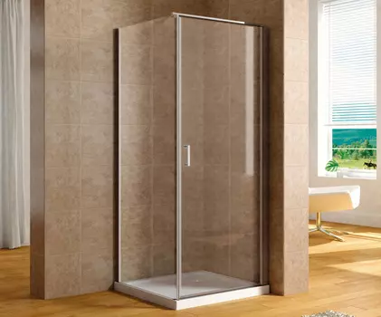 Душевой уголок Aquanet Cinetic 90х80, прозрачное стекло