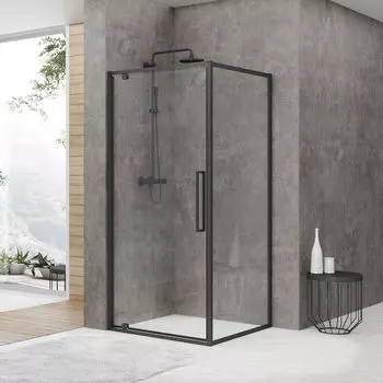 Душевой уголок Black&amp;White Stellar Wind S877 Black 900х900, 8779090