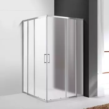 Душевой уголок Cezares MOLVENO-A-22-90+ 20-P-Cr 110 см стекло матовое