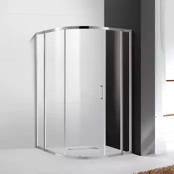 Душевой уголок Cezares MOLVENO-R-11-100+ 30-C-Cr-IV 130 см стекло прозрачное