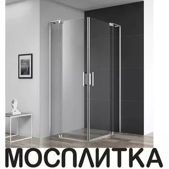 Душевой уголок Cezares SLIDER-AH-2-80/90-100/110-C-Cr стекло прозрачное, профиль хром