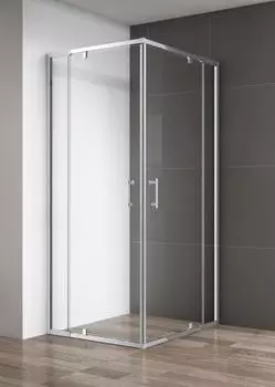 Душевой уголок Cezares Variante-A/AH-2-80/90-C-Cr 90x80 см стекло прозрачное
