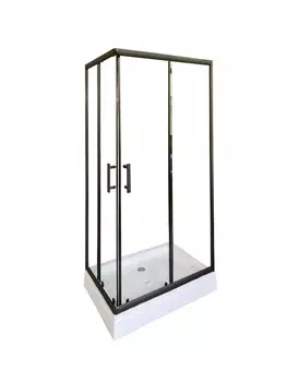 Душевой уголок Parly 100х80 см QZ81B стекло прозрачное