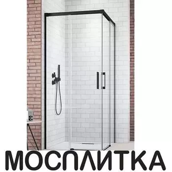 Душевой уголок Radaway Idea KDD 80х80 см стекло прозрачное, профиль черный