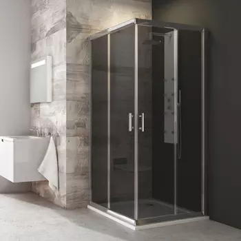Душевой уголок Ravak Blix KFRV2-90 блестящий + смок 1TV70C00Z4