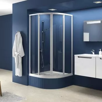 Душевой уголок Ravak Supernova SKCP4-80 Sabina 31144VU0011 сатин/пеарл