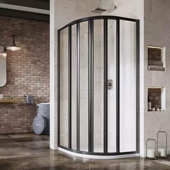 Душевой уголок Ravak Supernova SKKP6-80 195 черный+Transparent 3204O302Z1