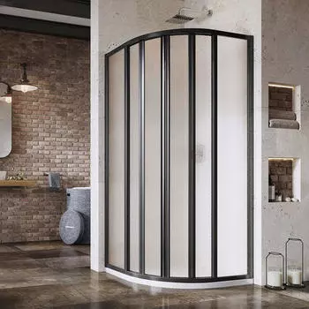 Душевой уголок Ravak Supernova SKKP6-90 195 черный+Grape 3207O302ZG