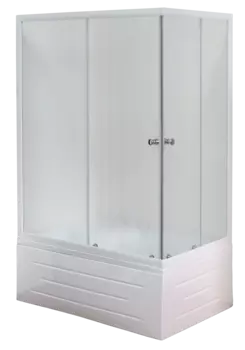 Душевой уголок Royal Bath 8100BP-C матовое левый