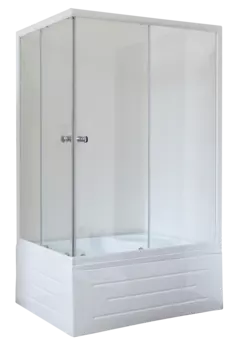 Душевой уголок Royal Bath 8100BP-T прозрачное правый