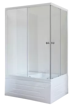 Душевой уголок Royal Bath 8120BP-T прозрачное левый